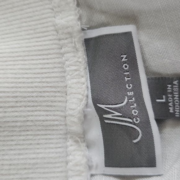 JM Collection Ivory Pants - Picture 2 of 4